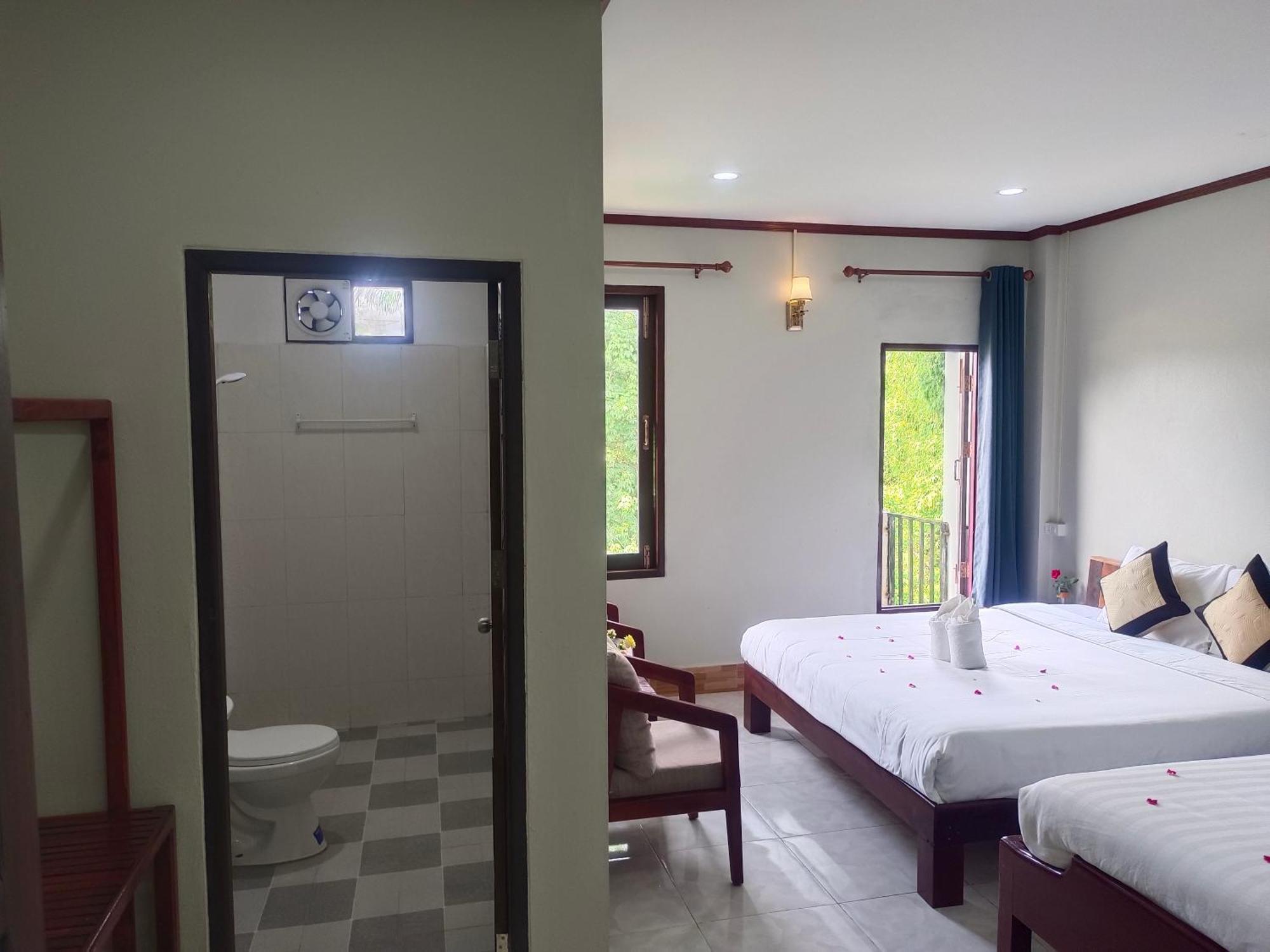 Dok Champa Resort Vang Vieng Bagian luar foto