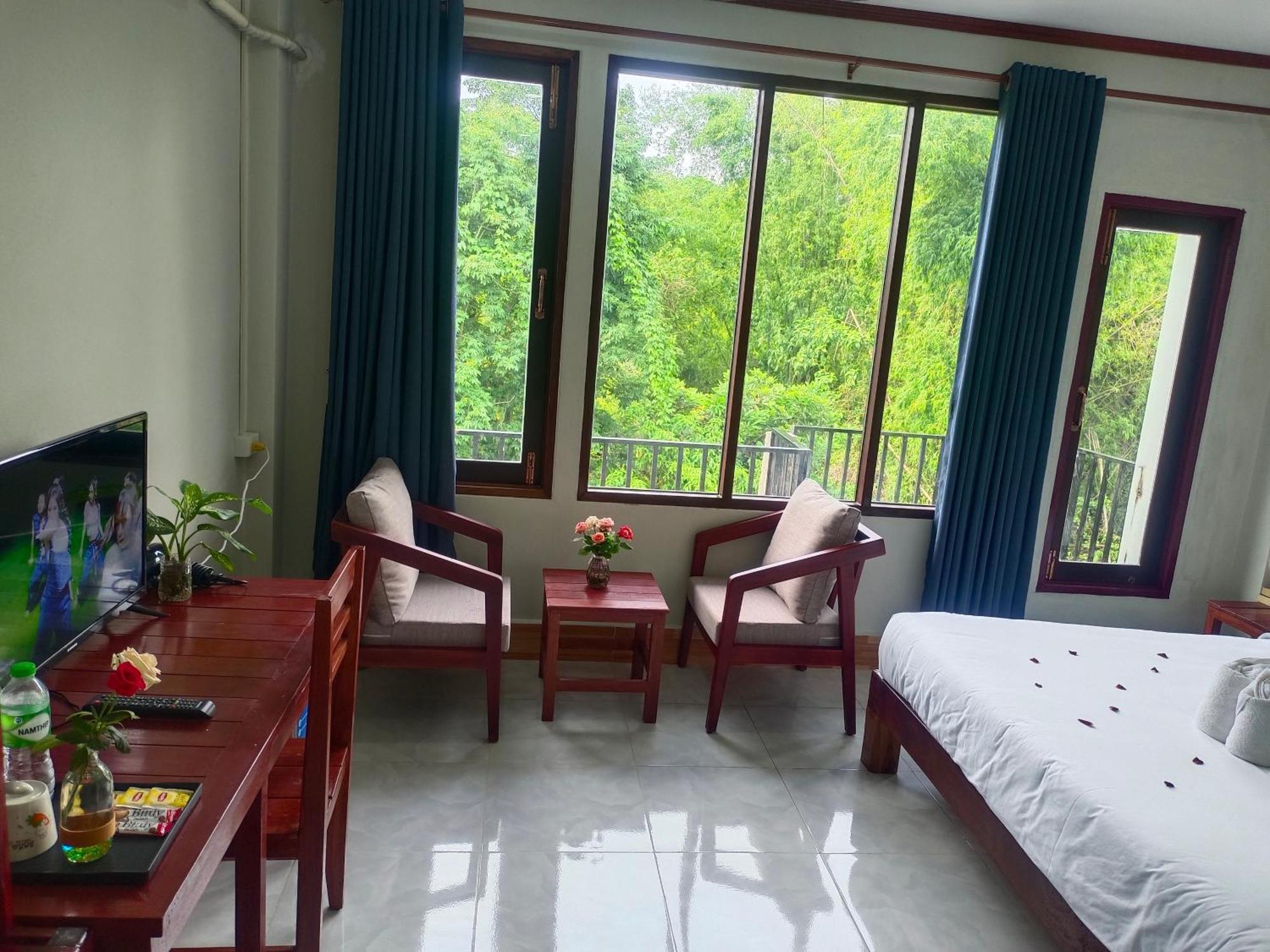 Dok Champa Resort Vang Vieng Bagian luar foto