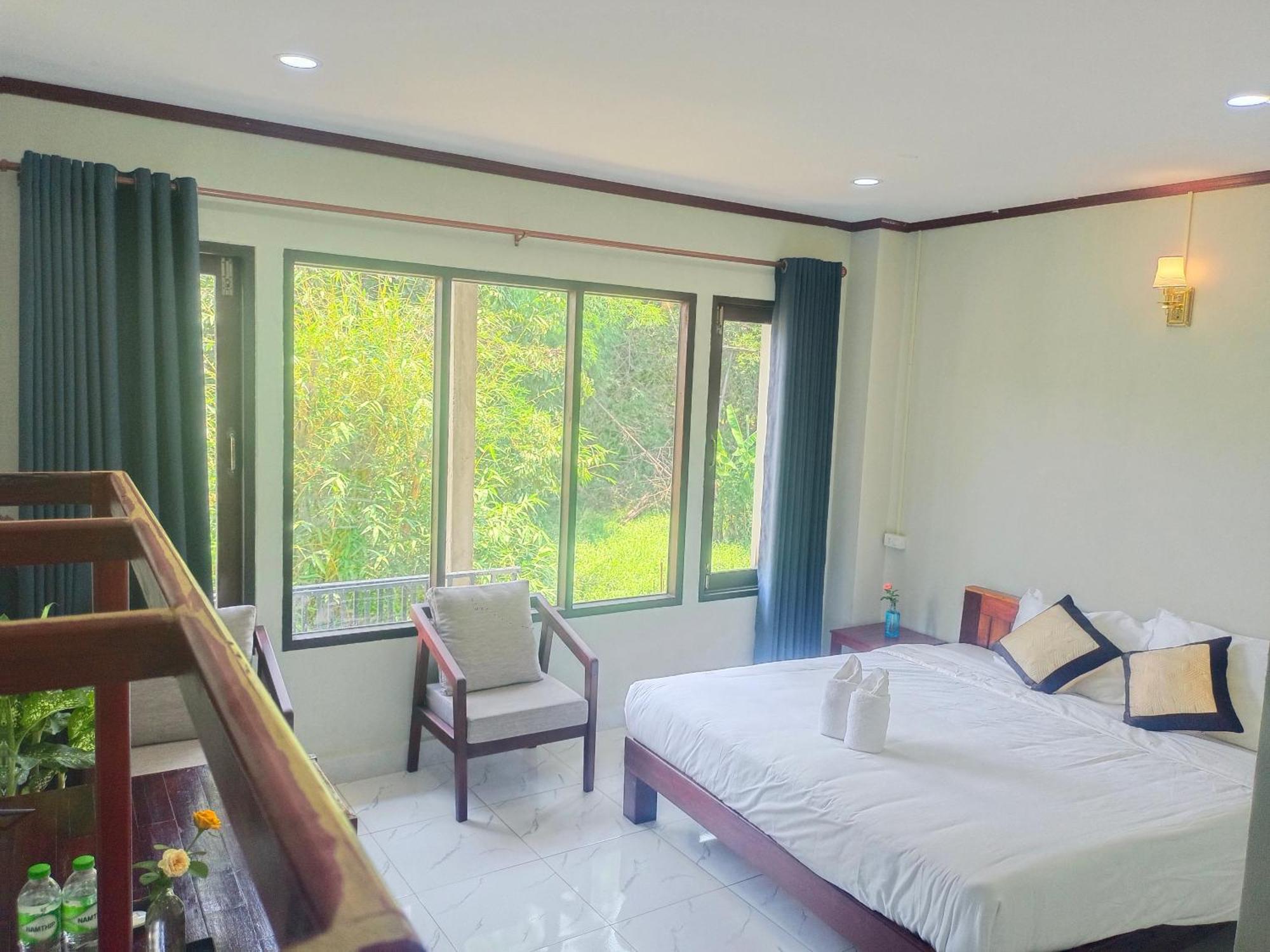 Dok Champa Resort Vang Vieng Bagian luar foto